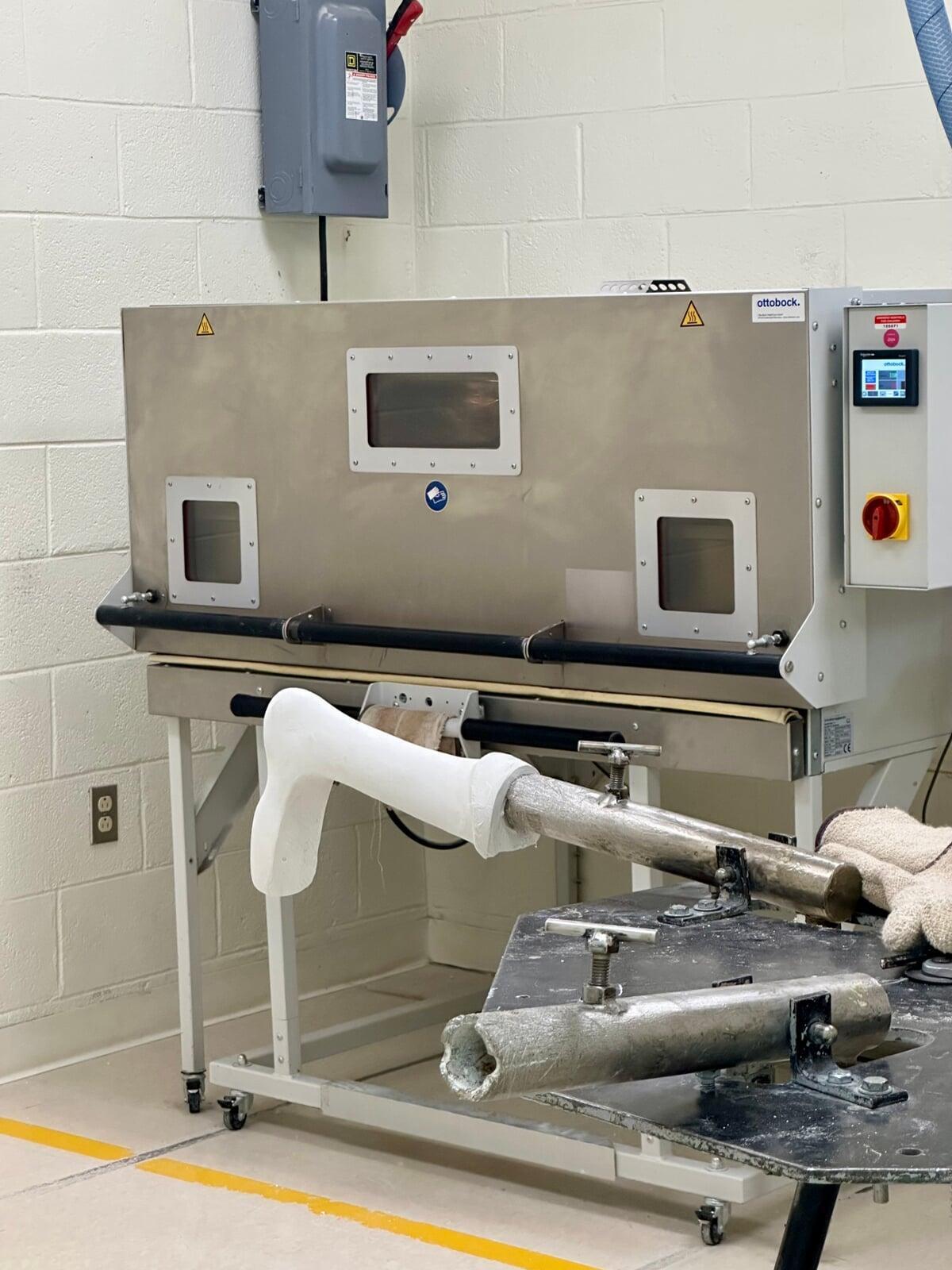 Vista del termomodelado