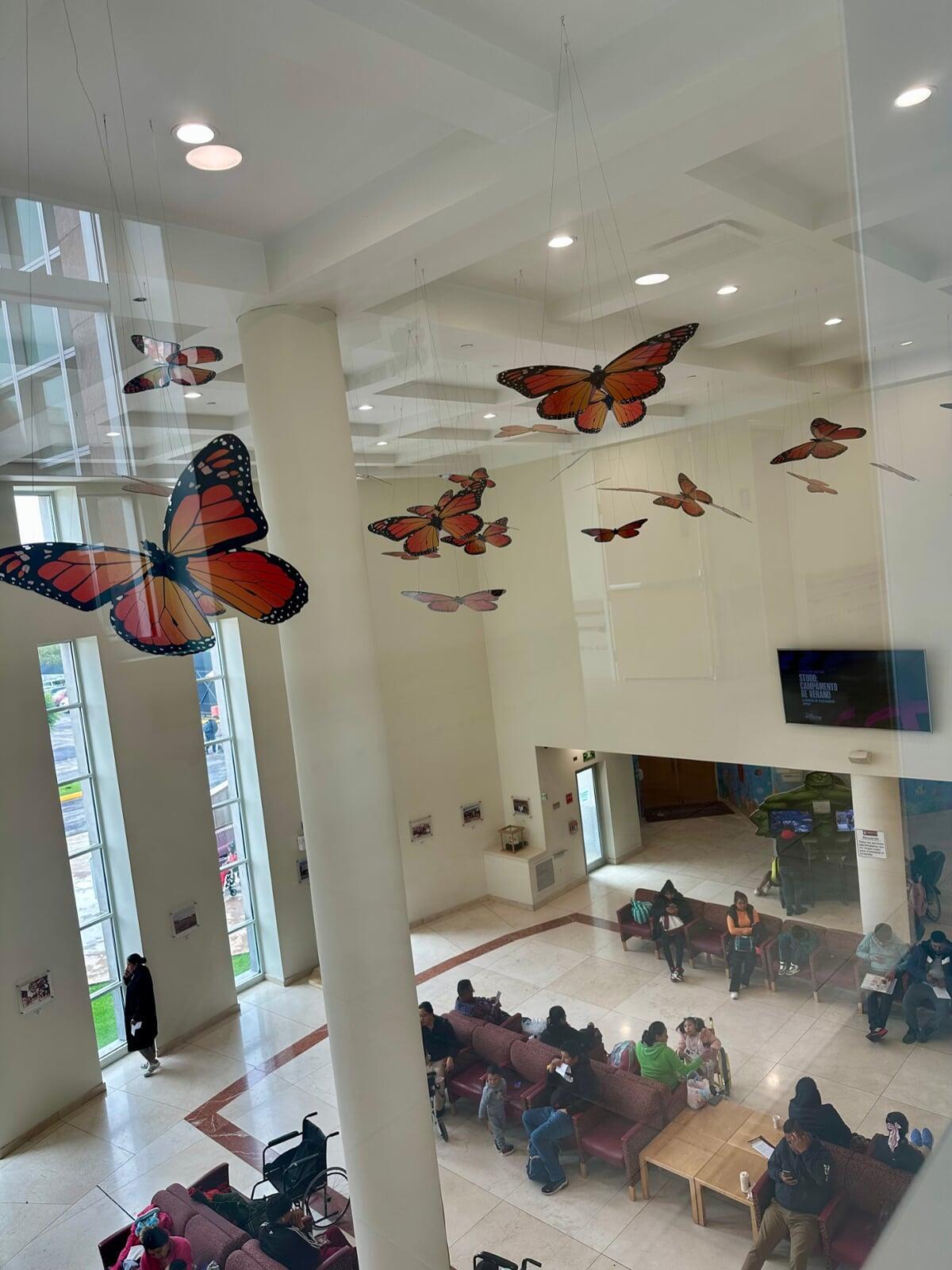 Vista superior del lobby